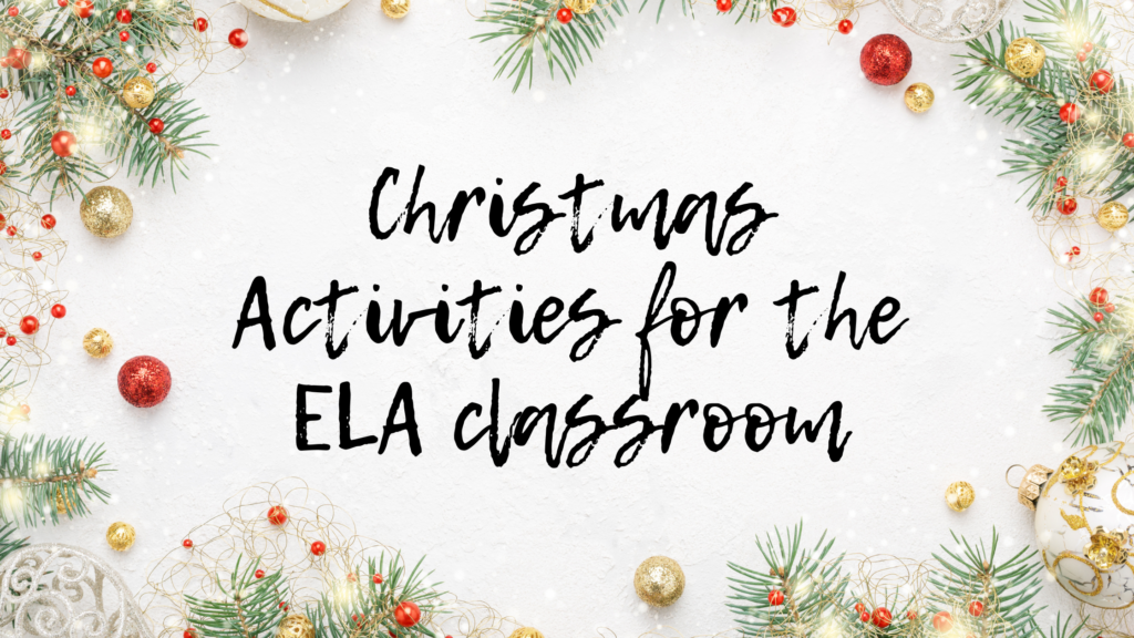 Unique Christmas Activities For The Classroom Celebrating Secondary